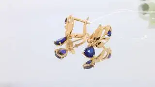 Золотые серьги арт. 724819