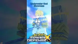 Underwater God Showcase | Roblox All Star Tower Defense X | Poseidon