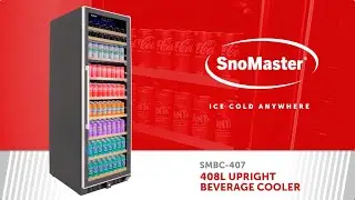 SnoMaster - 408L Upright Beverage Cooler - (SMBC-407)