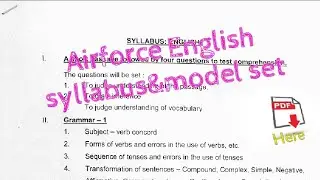Airforce x group & Y group full syllabus details & model paper of 20 questions AIRMAN XY, airmanxy