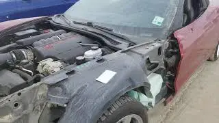 AE1006  2009 C6 CORVETTE 6.2L LS3 ENGINE PULLOUT OKAUTOPARTSMS