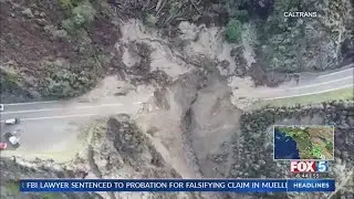 Drone Video Shows Highway 1 Washed Away By Storm