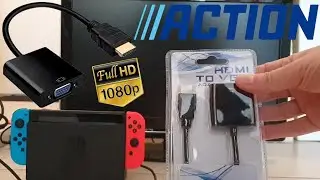 TEST Adaptateur HDMI / VGA Maxxter de chez ACTION: Appareils HDMI sur un écran VGA - Full HD 1080p