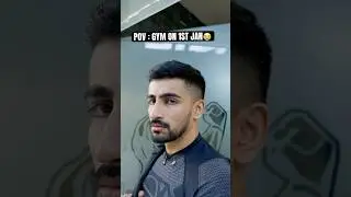 Pov :- Gym on 1st JANUARY..😭