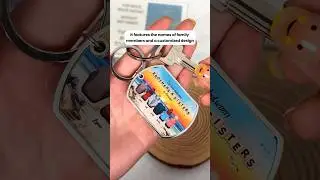 Personalized Metal Keychain.🥰