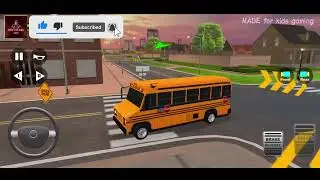 Super High School Bus Driving Simulator 3D | Operating Bus | challenge Bus Game #androidgames #bus