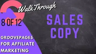 GrooveFunnels Walkthrough: GroovePages Affiliate Marketing (Add More Sales Copy)