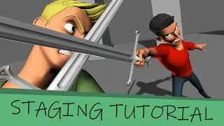 Staging tutorial (from sketch to 3d)