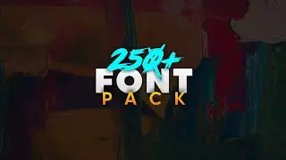 250+ FONT PACK for GFX DESIGN | Free Stylish Font Download | KindEditing