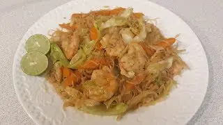 PANCIT BIHON GUISADO WITH  SHRIMP RECIPE | BY ANCHARAP  CHARAP