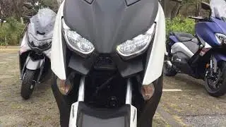 2018XMAX250の排気音やメーター、ライト