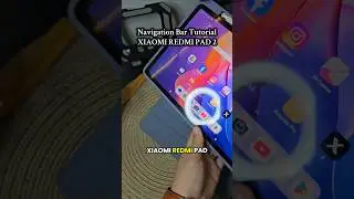 Redmi Pad Navigation Bar Tutorial - Tablet from Xiaomi, 11 Inch 2.5K Resolution Display 4 Speakers