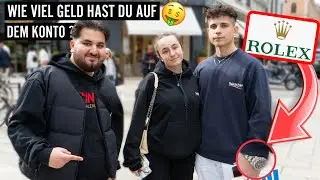 WIE VIEL GELD hast du auf dem KONTO ? 💸🔥| STREET UMFRAGE | MAHAN