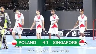 WUC 2018 - POL v SGP Highlights (Men)