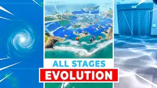 Complete EVOLUTION of the Flooded Fortnite Map