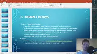 Software Engineering Mini Lectures - 05 - Design & Reviews
