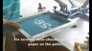Full set 4 color 1 station screen printing kit Introduction
