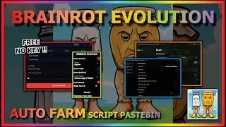 BRAINROT EVOLUTION Script Pastebin AUTO FARM | HATCH EGG | AUTO BOSS GOLDEN SAHUR | EVOLVE | REBIRTH