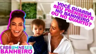 GANHEI UM PRESENTE INUSITADO DA JULIANA PAES | Cada um no seu Banheiro | Sabrina Sato #FiqueEmCasa
