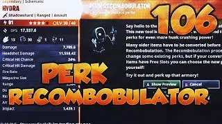 Fortnite: Save The World - How To Use The Perk Recombobulator (Re-Roll Perks & Farm NEW Resources!)