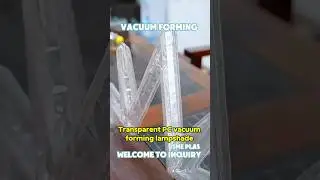 Transparent PC vacuum forming lampshade.😼😼 #thermoforming #vacuumforming #plasticforming #factory