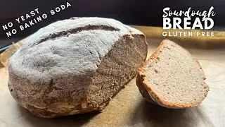 Gluten-free sourdough Bread | Millet flour Sourdough Bread (No Yeast, No baking Soda)