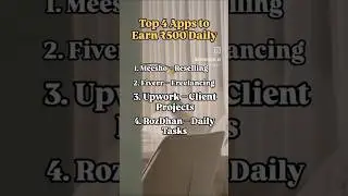Top 4 Apps to Earn ₹500 Daily (No Investment) | 2025 #shorts #ytshorts #earnmoneyonline