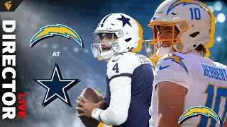 Chargers at Cowboys: Watch Party Week 16 (2025) | Director LIVE