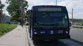 MTA NYCT Bus: Bay Ridge 86 St Sta Bound 2019 Novabus LFS #8573 S79-SBS @Narrows Rd S/Fingerboard Rd