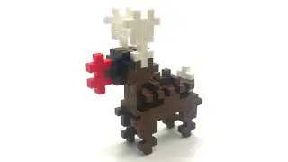 Plus-Plus Rudolph (Santa Claus's Reindeer) Tutorial  🦌