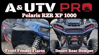 A & UTV PRO | Product review | Desert Rear Bumper | Front Fender Flares | Polaris RZR XP 1000