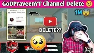 @GoD PrveenYT Delete His Channel 😭 What Reason ?? | 😱REo Vs GoD ? | #pubglite #godprveenyt