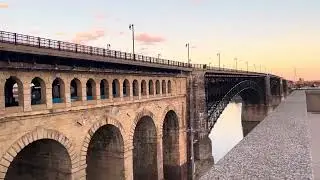 Siemens SD400 #1001 Crossing The Eads Bridge To Illinois 