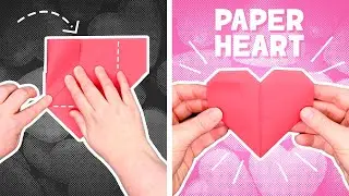 How to Make a Paper Heart | Easy Folded Origami Heart