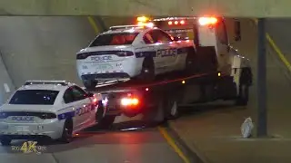 Brampton: Maniac driver rams PRP police car on Kennedy Road 11-20-2020
