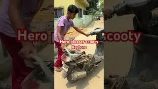 Here pleaser scooty Restore #hero #pleaseread #scooty #modified #wrapping #heropleasure #restore