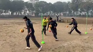 Javahar Navodaya Vidhyalay Under 17- Girls Handball Team National Camp. JNV-Handball Practice Vlog.
