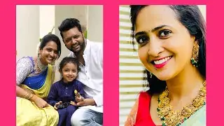 Lasya Manjunath latest photos with her husband