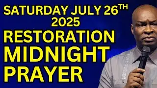 Joshua Selman SATURDAY July 26th Midnight Favour Restoration Prayers
