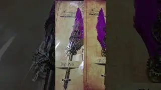 Limited Edition Feathered Dip Pens #dippen #journaling #steampunkstyle