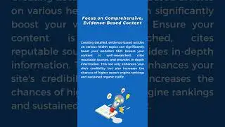 SEO TIP FOR A HEALTH WEBSITE!