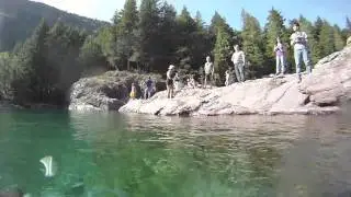 Diving in Glacier National Park
