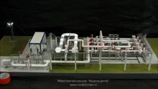 Макет системы измерений количества и качества нефти