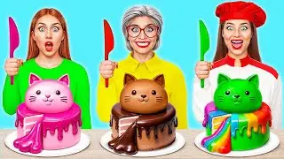 Eu vs Minha V&oacute; No Desafio De Culin&aacute;ria | Gadgets Inteligentes vs Hacks por TeenDO Challenge