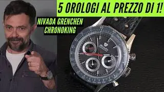 Se comprate questo orologio, ne avrete altri 4 | Nivada Grenchen Chronoking
