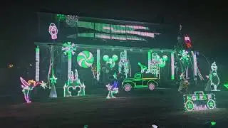 Eagles Christmas light show