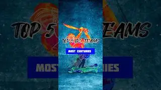 Top 5 IPL team with most centuries