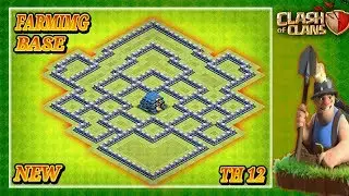 NEW BEST! Farming Base Town Hall 12 (TH12) 2019 - Hybrid Farming Base Clash Of Clans