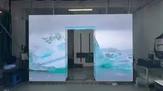 Indoor LED display for 90 degree installation