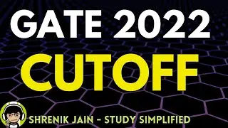 GATE 2022 cut off marks
